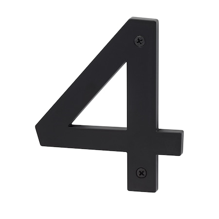 Sure-Loc Hardware Sure-Loc Hardware Zinc House Number 5, No. 4, Flat Black HN5-4 FBL